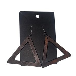Wood earrings